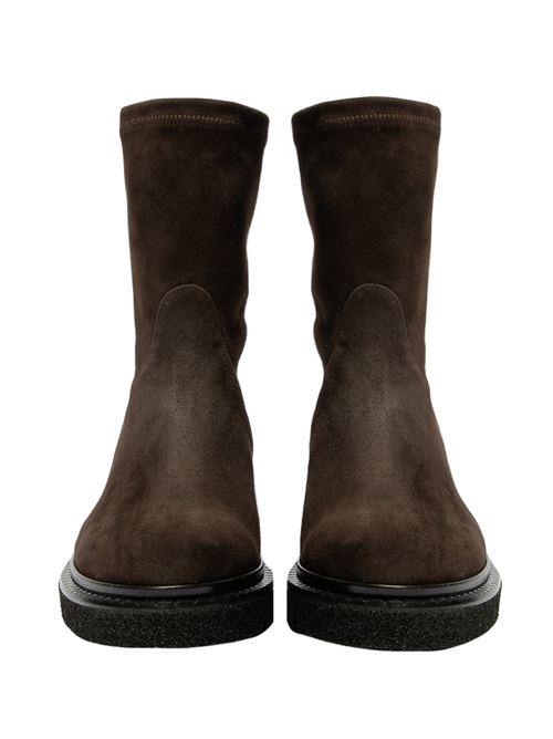 Suede ankle boot with zip GUGLIELMO ROTTA | KRISALYNCAMOSCIOEBONY
